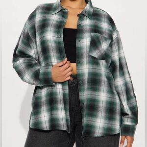 Plus Size Fashion Nova Shannon Plaid Flannel